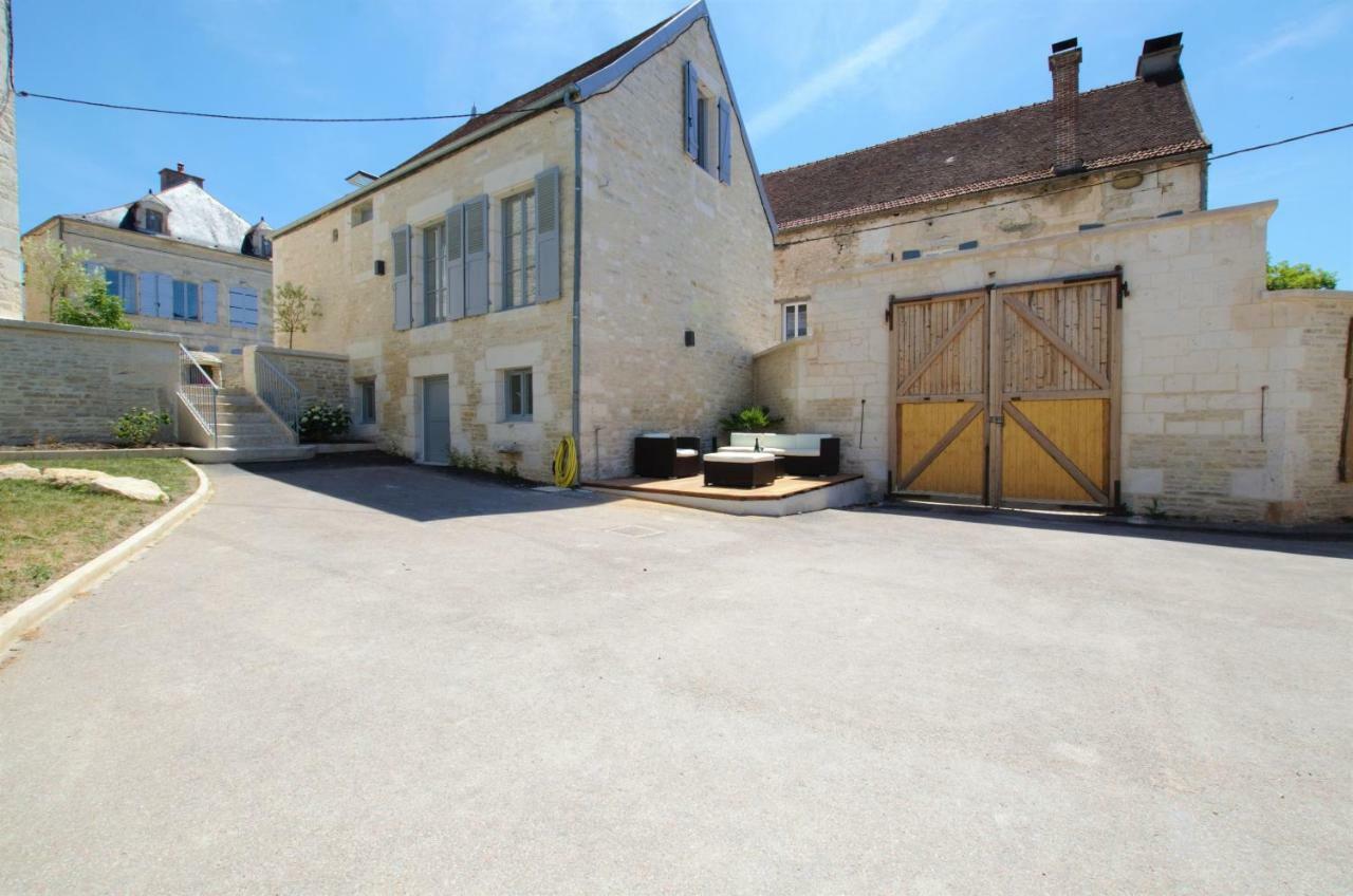 La Villa Lombardi En Champagne, Avec Piscine Privee Et Jacuzzi Les Riceys Kültér fotó